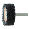 Weiler Bore-Rx 3" Dia   Brush Deburring .043/120CG Crimped Fill, 3/8" Stem 86151